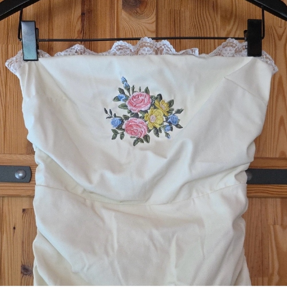 NWOT For Love and Lemons Maude Embroidered Dress Coachella Festival minidress - Picture 4 of 5